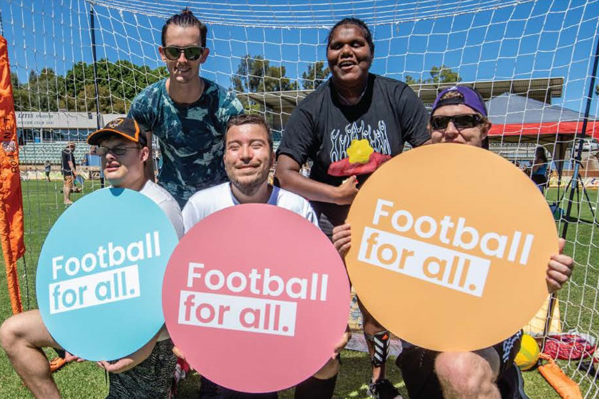 Football for all launch Football West