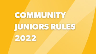 Community Juniors Rules 2022