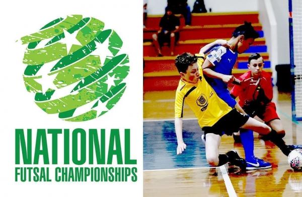 National Futsal championship action shot