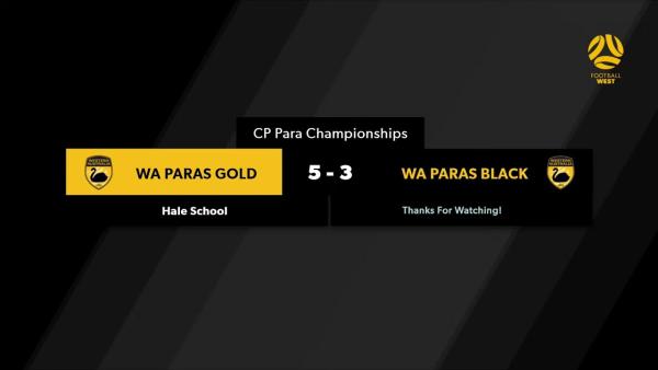 Football West Gold Fields WA Paras Football Championship – Game Two #FootballWest